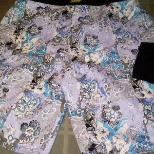 Jamaican Style Swim Board Shorts Sz 38